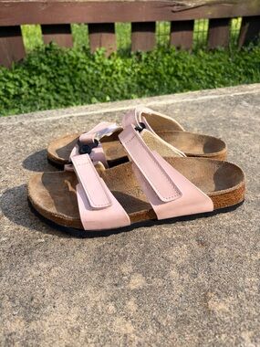 Birkenstock Light Pink Two-Strap Comfort Sandals